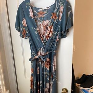 Wrap Maxi Dress size Medium